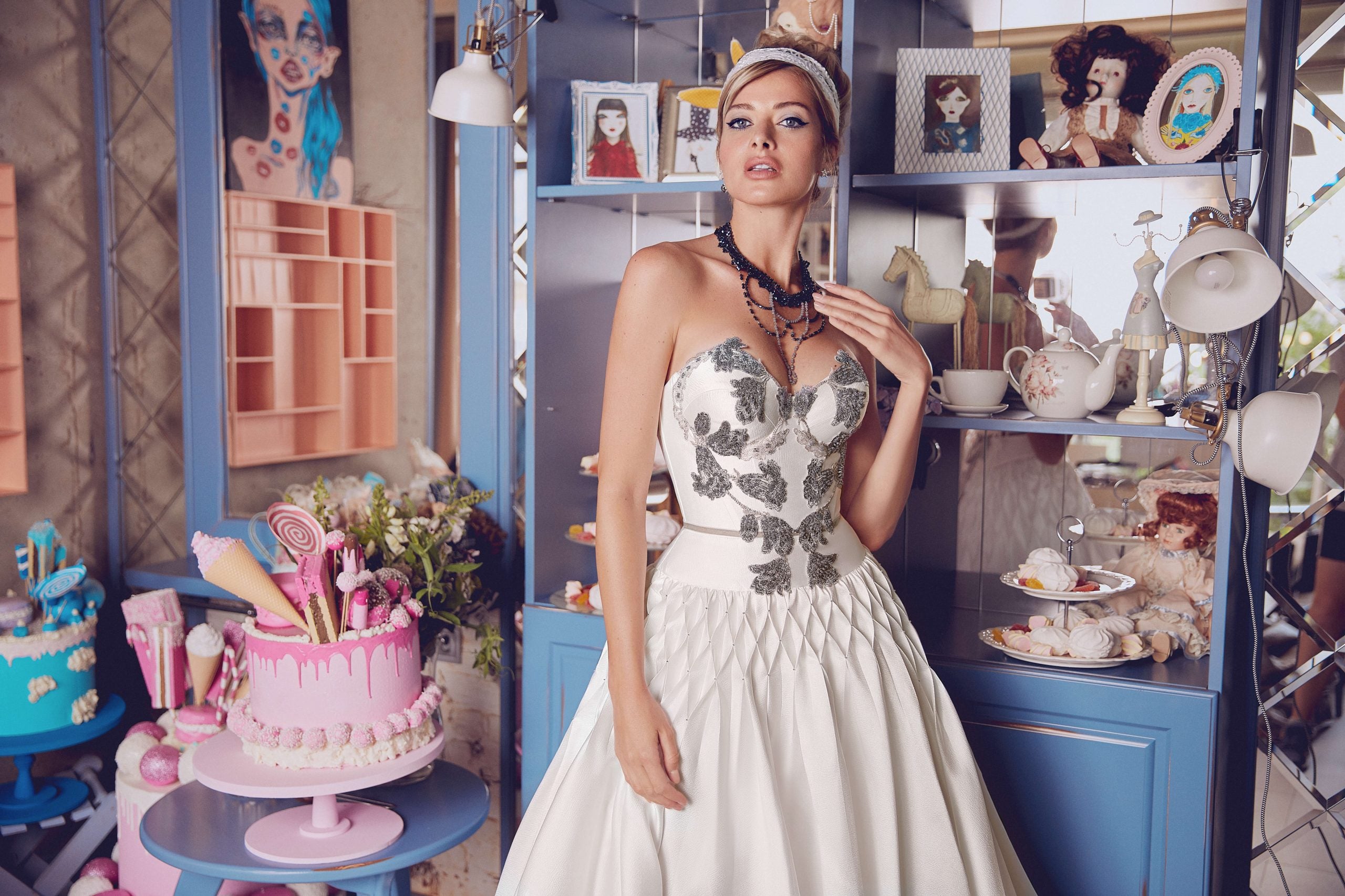 Dazzle the day away in the Florence Gown! This playful doll wedding gown features exquisite details and alluring lace, making it the perfect outfit for any special occasion. Look and feel like royalty with this luxurious robe – perfect for making memories that will last a lifetime.