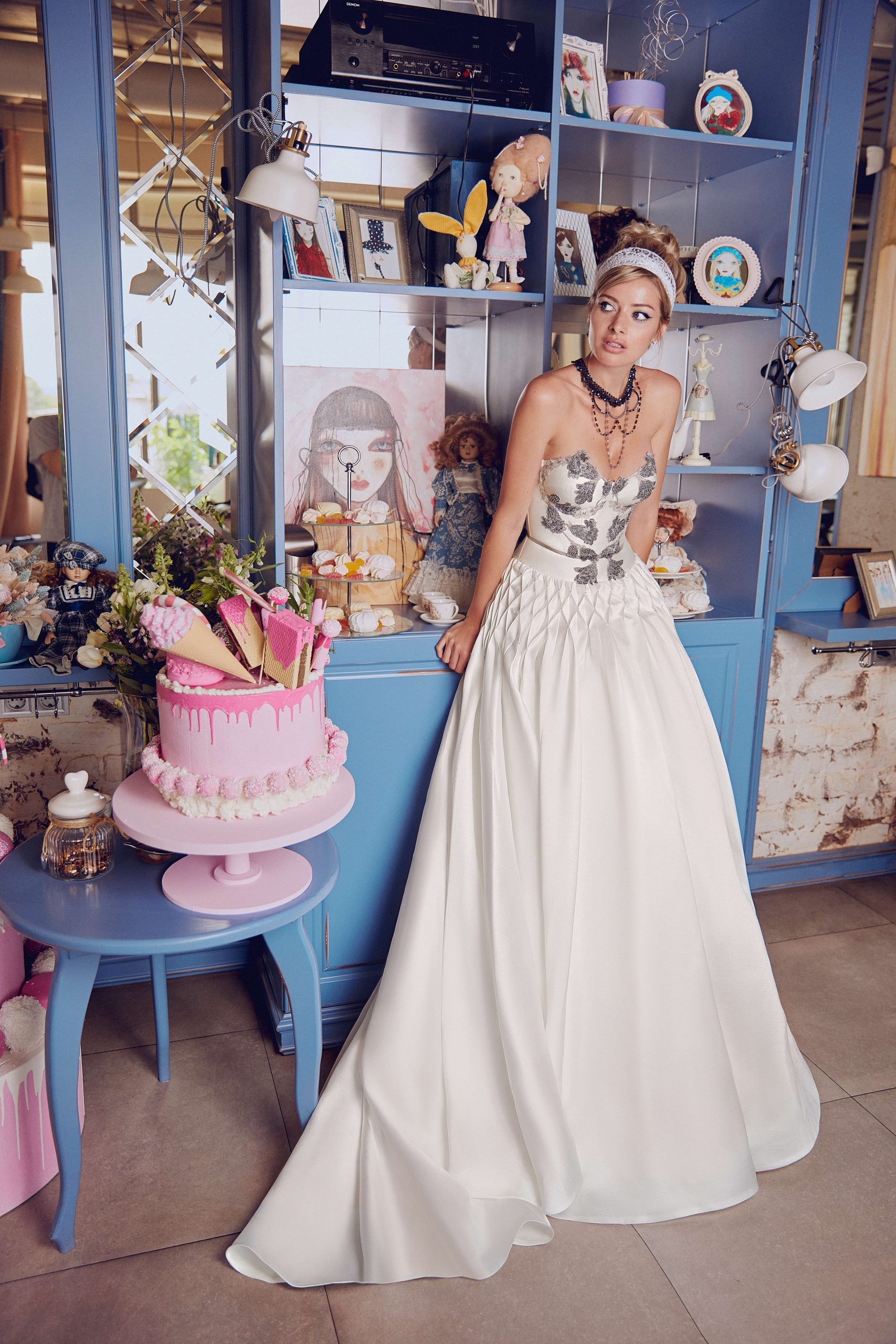 Dazzle the day away in the Florence Gown! This playful doll wedding gown features exquisite details and alluring lace, making it the perfect outfit for any special occasion. Look and feel like royalty with this luxurious robe – perfect for making memories that will last a lifetime.