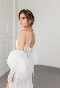 Step into a dream with the Priscilla Gown - a delightful, delicate angel gown that will take your breath away. Crafted from the highest quality materials, it's beauty and comfort is truly unrivaled. Whether it's for an unforgettable evening or a special occasion, Priscilla will add a timeless elegance to any outfit. What are you waiting for? Get enchanted now!