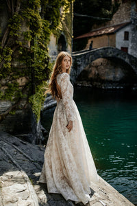 Treat yourself to the Jessica Gown - a dreamy and sophisticated lace gown that will make you feel like royalty! Its exquisite fabric and classic style will ensure you look your very best - perfect for a special night out!