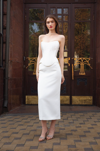 Stay stylish and versatile with the Priscilla Dress. This satin midi column skirt offers sharp tailoring and a sleek silhouette, making it the perfect solution to all your outfit problems. Dress it up or down for any occasion.