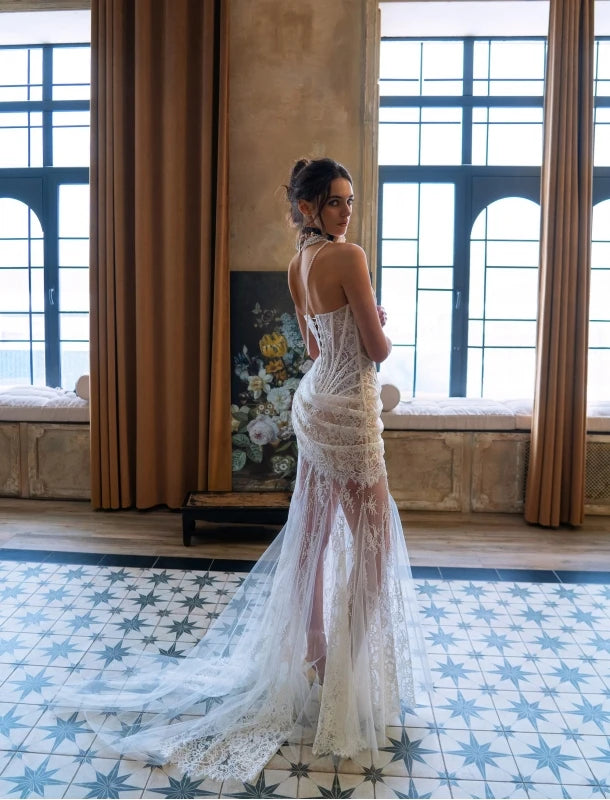 Introducing the Jennifer Lace Dress, the perfect choice for any formal occasion. This stunning gown features delicate lace patchwork in a beautiful white color, adding a touch of elegance and sophistication to your look. Step out feeling confident and stylish in this classic and timeless dress.