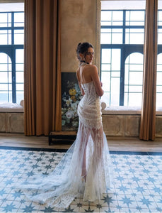 Introducing the Jennifer Lace Dress, the perfect choice for any formal occasion. This stunning gown features delicate lace patchwork in a beautiful white color, adding a touch of elegance and sophistication to your look. Step out feeling confident and stylish in this classic and timeless dress.