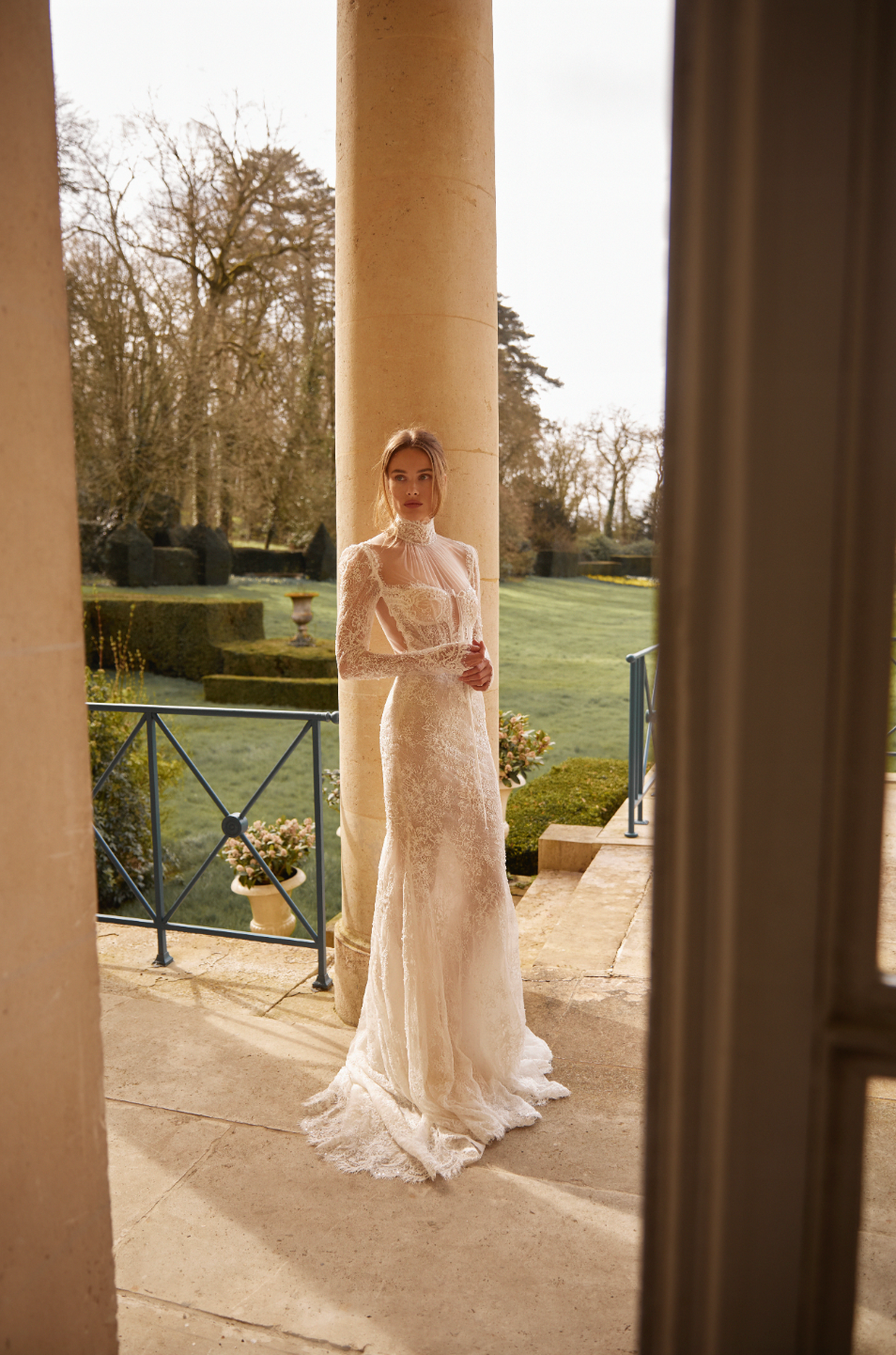 Looking for a stunning wedding dress? Look no further than our Aidy Gown! This beautifully crafted gown features delicate lace and a figure-flattering mermaid silhouette. With long sleeves and a bespoke fit, you'll feel confident and radiant on your special day. Say "I do" in style with this gorgeous dress.