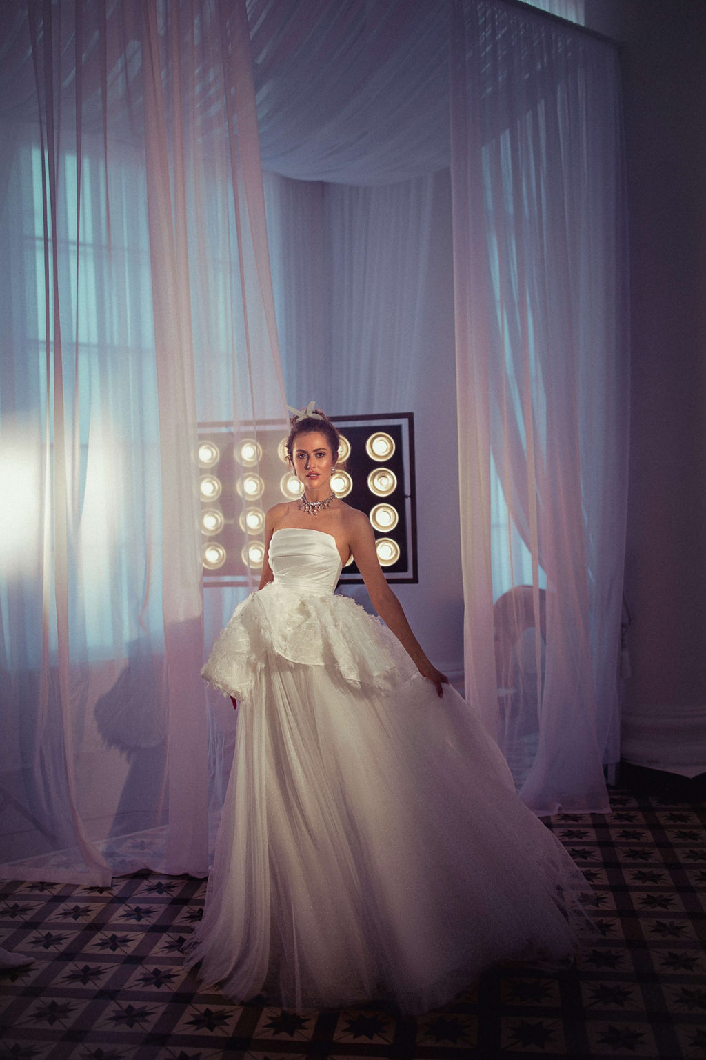 Look beautiful and feel magical in the Candice Gown! This outstanding dream-like wedding gown will make all your nuptial fantasies come true. No matter your size or shape, this robe will be sure to fit like a glove and make you look and feel divine on your special day. Get ready to be spellbinding!