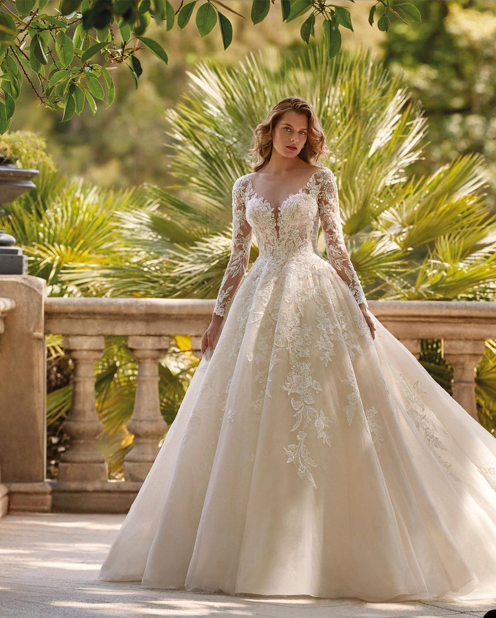 Elevate your bridal look with our Robe Adeline! This elegant lace gown features chic mid sleeves and a flattering A-line silhouette. The classic white color adds a touch of sophistication to your wedding ensemble. Make a statement on your special day with this must-have piece!