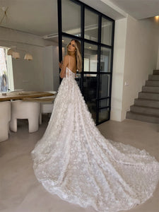 Indulge in pure elegance with Dress Anje. This off-shoulder wedding dress features a mermaid silhouette and a sweeping train, creating a majestic and sophisticated look. The sleeveless design adds a touch of modernity, making it perfect for the fashion-forward bride. Every detail is thoughtfully designed for a truly stunning statement on your special day.